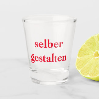 Vaso De Chupito Schnapsglas selber gestalten