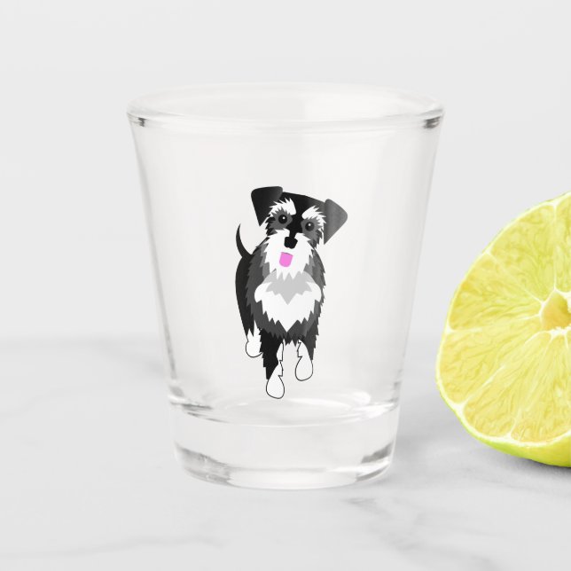 Vaso De Chupito Schnauzer (Anverso)