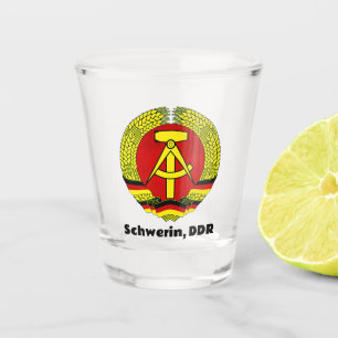 Vaso De Chupito Schwerin, DDR, Schwerin, Alemania, Ossi de Alemani