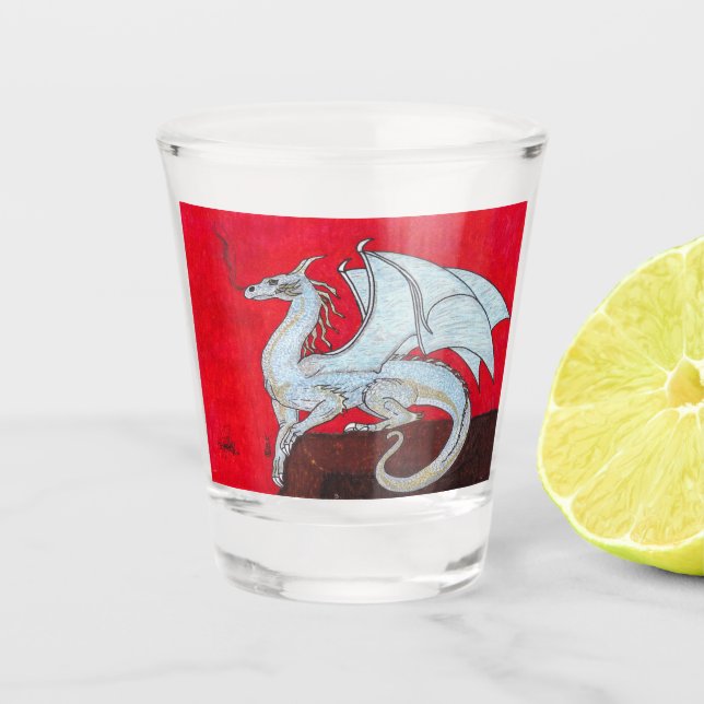 VASO DE CHUPITO SCORCHED DRAGON (Anverso)