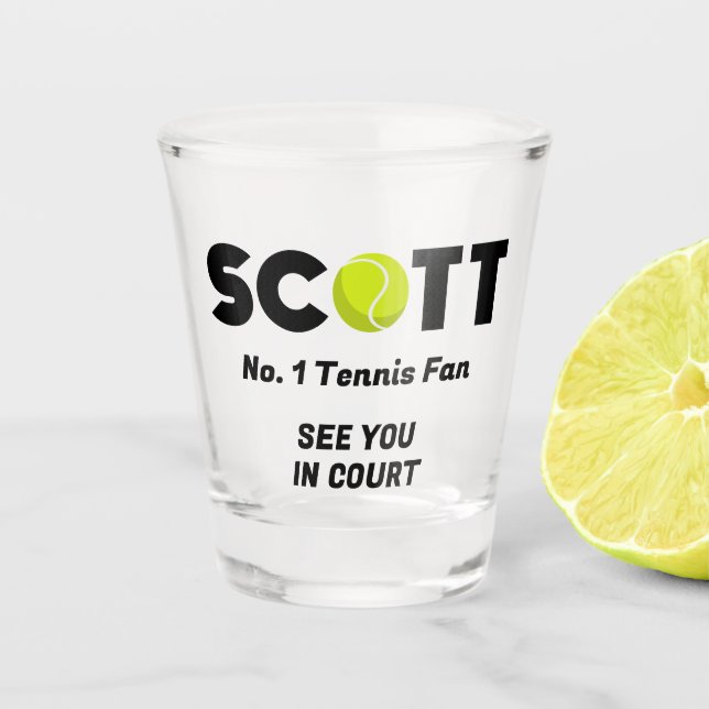 Vaso De Chupito Scott Tennis (Anverso)