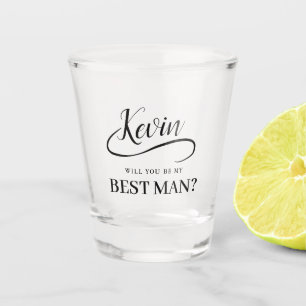 Vaso De Chupito Sea mi mejor caligrafía manuscrita de swash