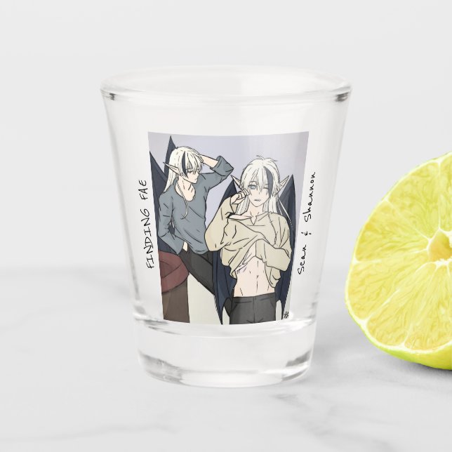 Vaso De Chupito Sean y Shannon Shot Glass (Anverso)