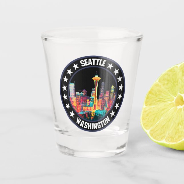 Vaso De Chupito Seattle (Anverso)
