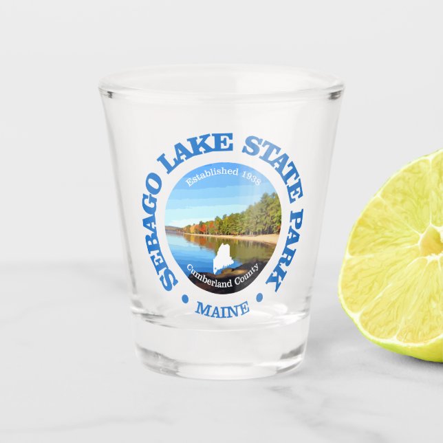 Vaso De Chupito Sebago Lake SP (Anverso)