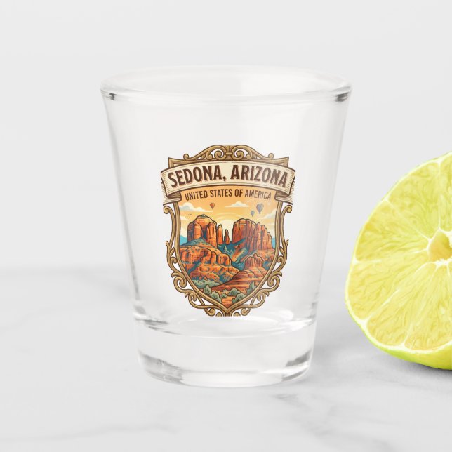 Vaso De Chupito Sedona, Arizona EE. UU. (Anverso)