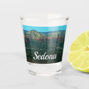 Vaso De Chupito Sedona y Coffee Pot Rock desde arriba
