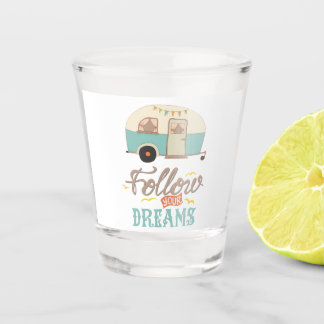 Vaso De Chupito Seguir tu Camper Retro de Sueños