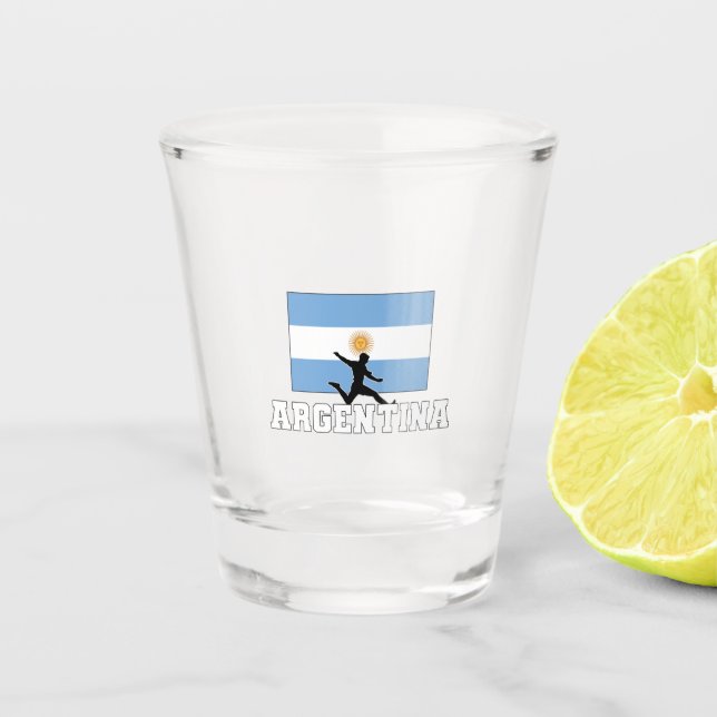 Vaso De Chupito Selección De Fútbol De Argentina (Anverso)
