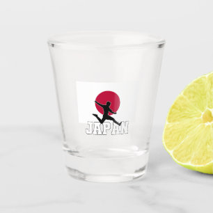 Vaso De Chupito Selección de fútbol de Japón recibe vidrio calient
