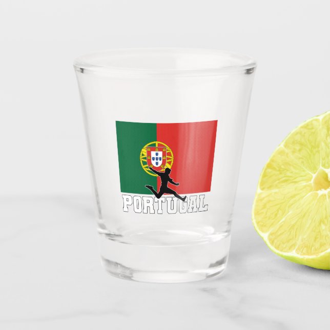 Vaso De Chupito Selección De Fútbol De Portugal (Anverso)