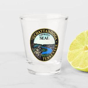Vaso De Chupito Sello de Chattanooga, Tennessee