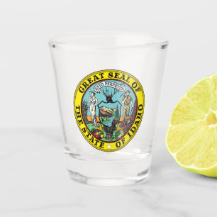 Vaso De Chupito Sello de Estado de Idaho