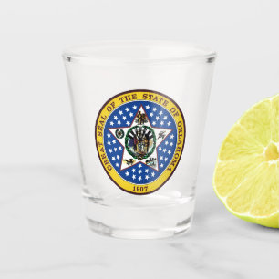 Vaso De Chupito Sello de estado de Oklahoma
