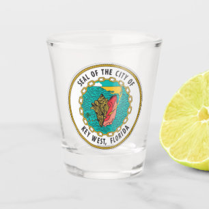Vaso De Chupito Sello de Key West, Florida Shot Glass