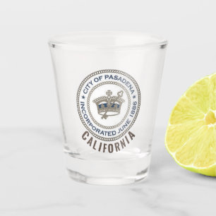 Vaso De Chupito Sello de la ciudad de Pasadena, California