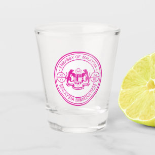 Vaso De Chupito Sello de pasaporte de Malasia
