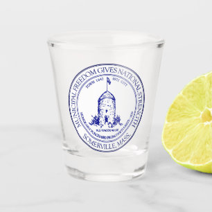 Vaso De Chupito Sello de Somerville, Massachusetts