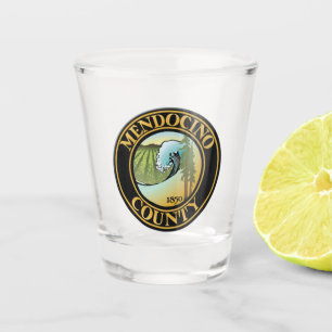Vaso De Chupito Sello del condado de Mendocino, California