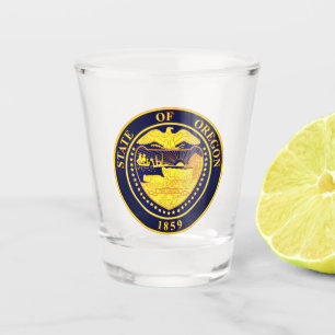 Vaso De Chupito Sello estatal de Oregón