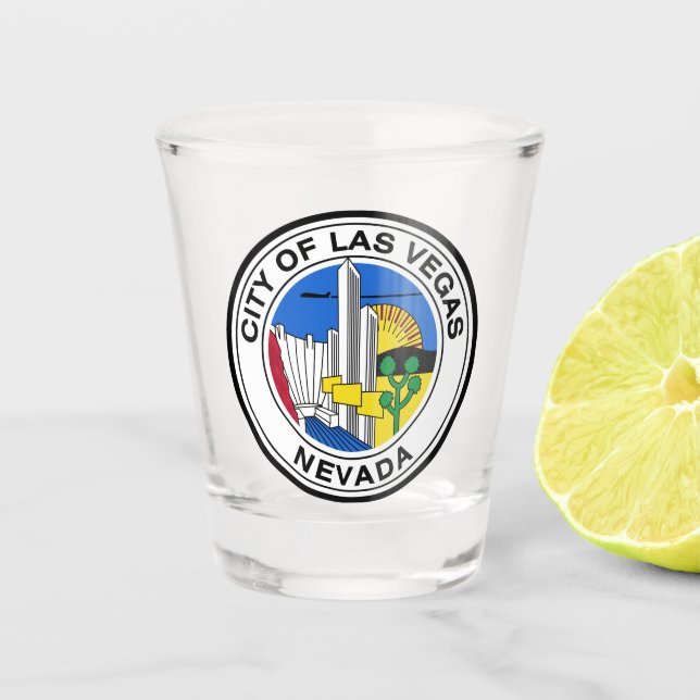 Vaso De Chupito Sello urbano de Las Vegas (Nevada) (Anverso)