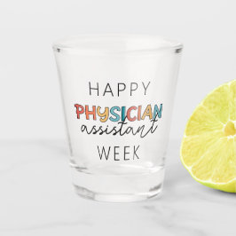Vaso De Chupito Semana del asistente del médico feliz