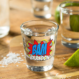 Vaso De Chupito Sencillo Cómic Moderno Y De Moda Moderno BAM! Salu
