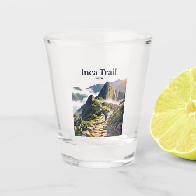 Vaso De Chupito Sendero Inca Perú (Anverso)