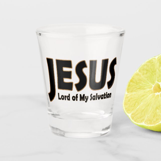 Vaso De Chupito Señor Salvation de Jesús (Anverso)
