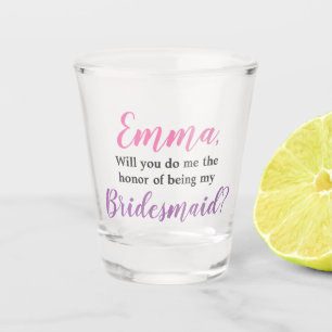 Vaso De Chupito ¿Serás mi dama de honor? Propuesta personalizada