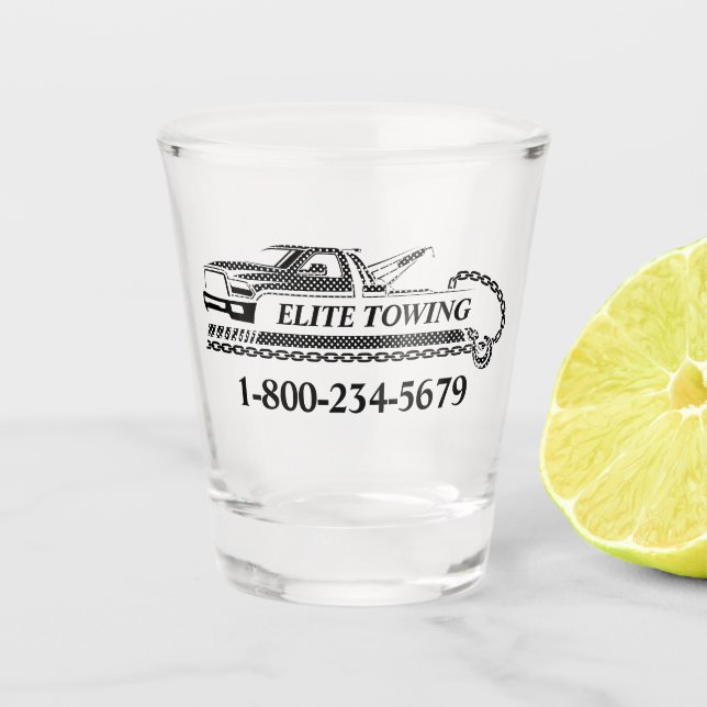 Vaso De Chupito Servicio de Grúa Profesional Personalizado (Anverso)