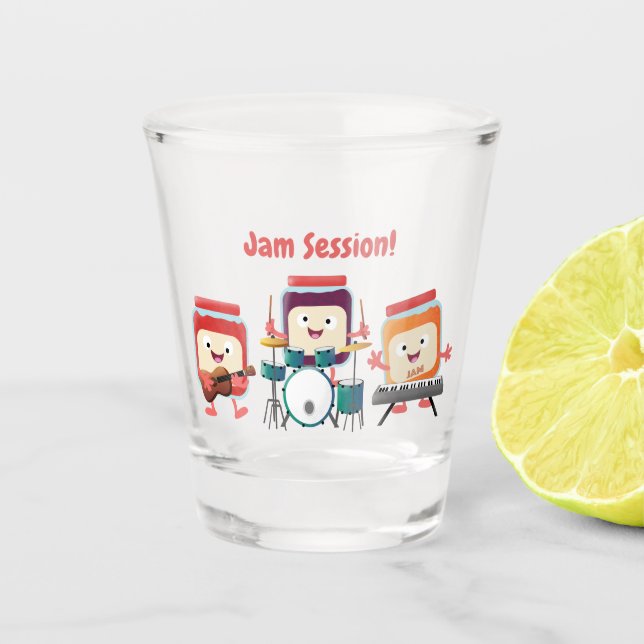 Vaso De Chupito Sesión de improvisación personalizado humor (Anverso)