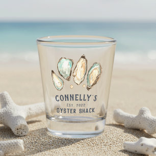 Vaso De Chupito Shack de ostras de Beach House personalizada