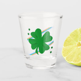 Vaso De Chupito Shamrock and Rainbows