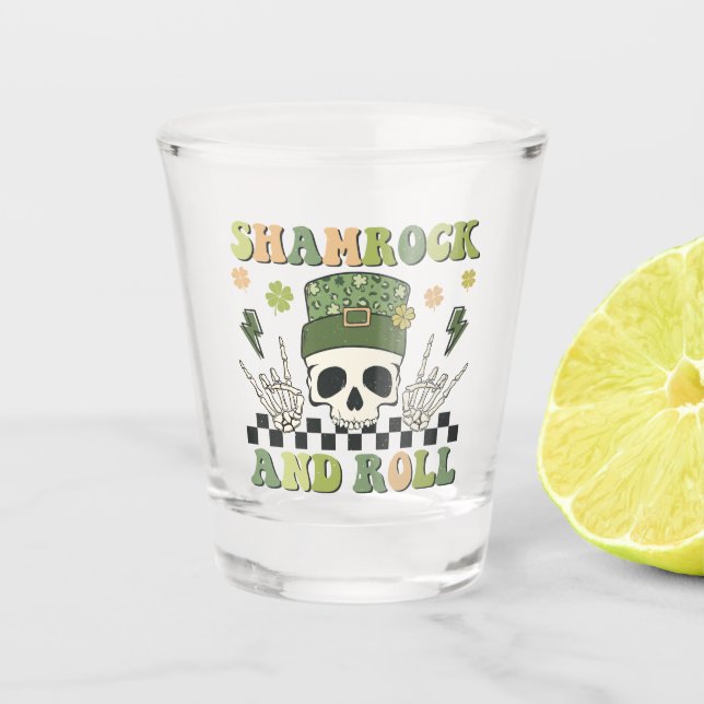 Vaso De Chupito Shamrock and Roll (Anverso)