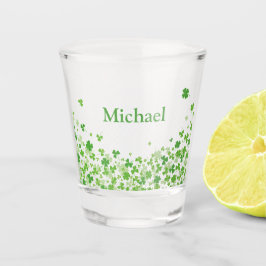 Vaso De Chupito Shamrock personalizado del Día de San Patricio