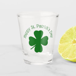 Vaso De Chupito Shamrock personalizado feliz Día de San Patricio