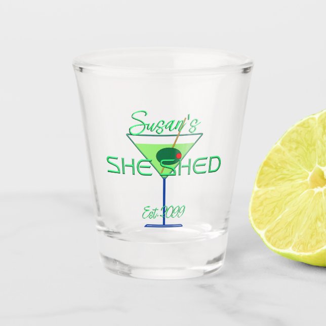 Vaso De Chupito Shed Pub Shot Glasses Drinkware (Anverso)