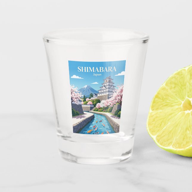 Vaso De Chupito Shimabara Japón (Anverso)