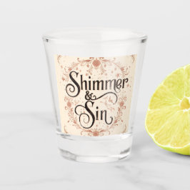 Vaso De Chupito Shimmer & Sin Gothic Shot Glass | Dark Glam