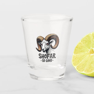 Vaso De Chupito Shofar tan buena cabra judía Hanukkah Amantes
