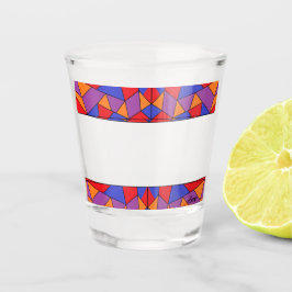 Vaso De Chupito Shot Glass : Abstract Design
