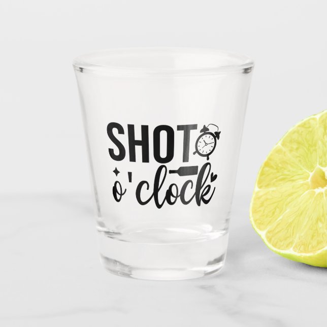 Vaso De Chupito SHOT o’clock (Anverso)