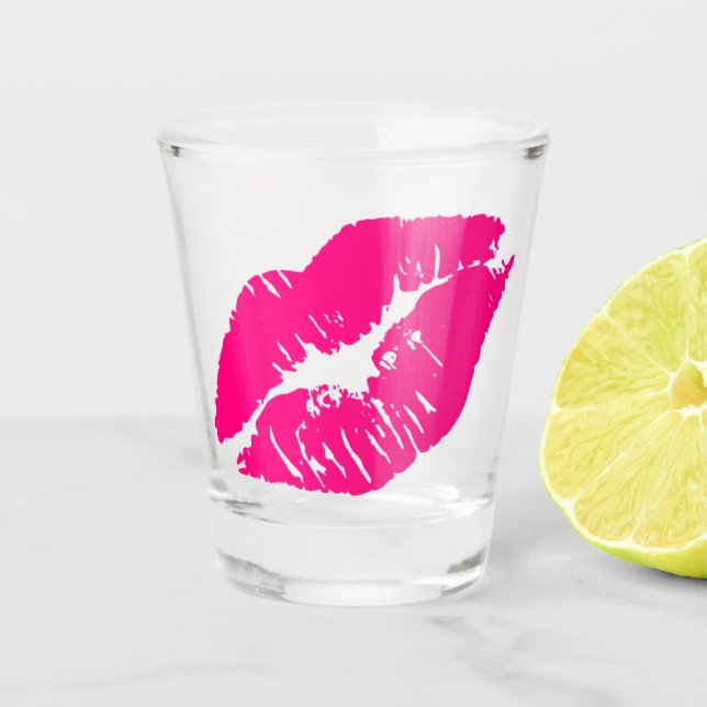 Vaso De Chupito Shotglass de los labios (Anverso)