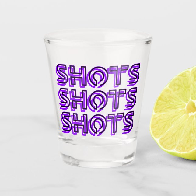 Vaso De Chupito Shots Shots Shots Purple (Anverso)