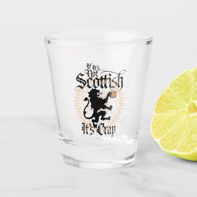 Vaso De Chupito Si no es escocés (Anverso)