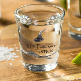 Vaso De Chupito Sí, Puedo Manejar Un Palo Divertido | Feliz Hallow