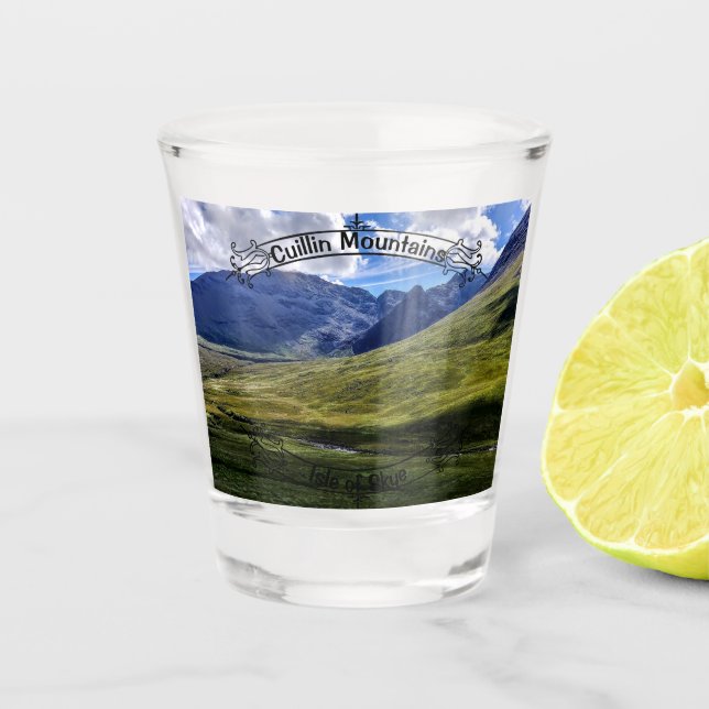 Vaso De Chupito Sierra de Skye Cuillin (Anverso)