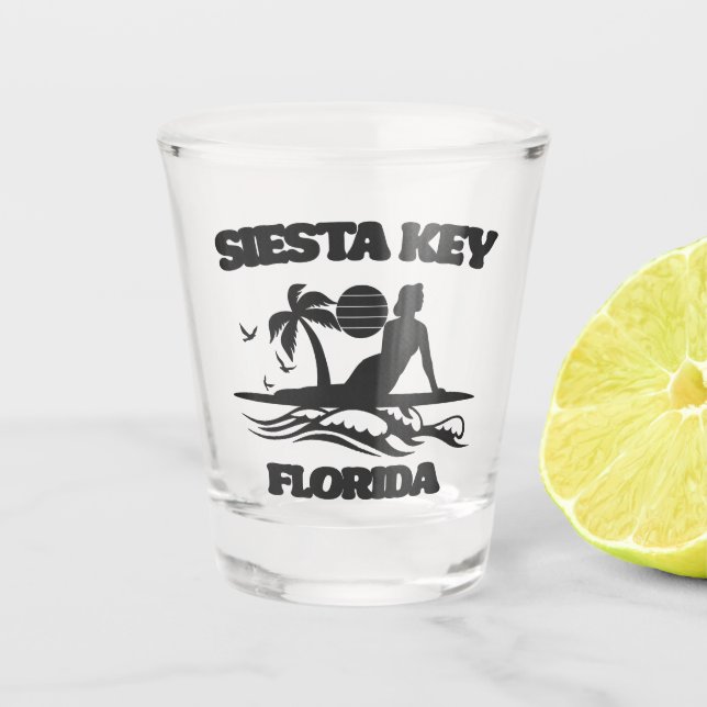 Vaso De Chupito Siesta Key Florida (Anverso)