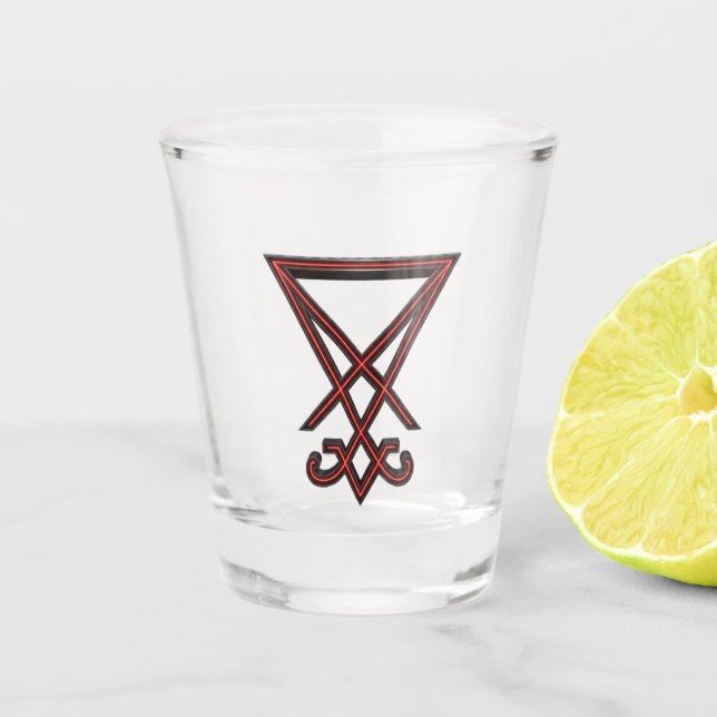 Vaso De Chupito Sigil of Lucifer (Anverso)